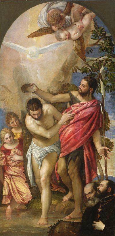 El Bautismo de Cristo de Paolo Veronese